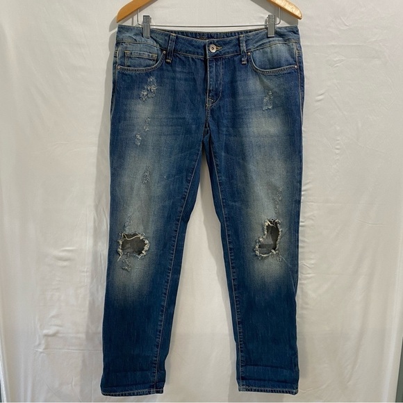 Mavi Emma Slim Boyfriend Women’s ripped faded jeans size US 30 - Picture 4 of 15